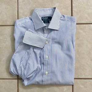 POLO BRAND - FRENCH CUFF Pin Striped, Dress Shirt